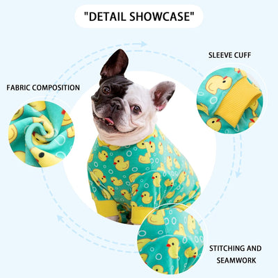 Dog Apparel Pajamas Onesie | Cute Duck Sleepwear