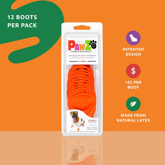 Rubber Dog Boots | Waterproof Anti-Slip All Weather Paw Shoes