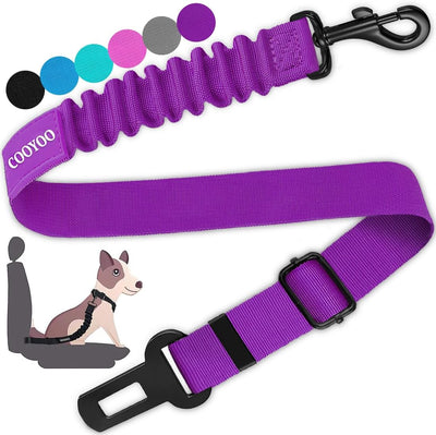 Adjustable Elastic Dog Seat Belt Safety Tether