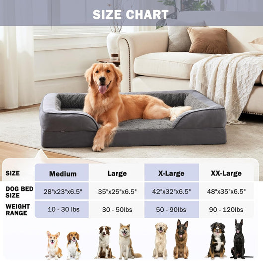 Orthopedic C-Shaped Dog Bed