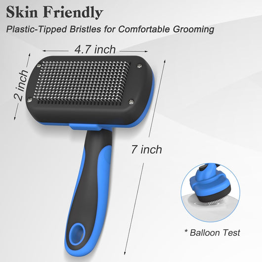 Self-Cleaning Slicker Brush for Dogs & Cats