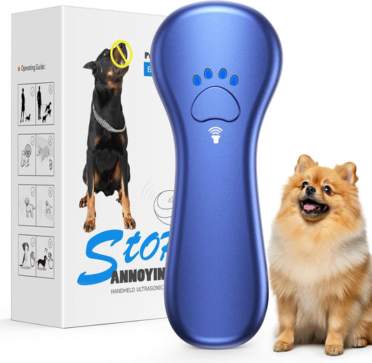Rechargeable Ultrasonic Dog Bark Deterrent I No Shock Trainer