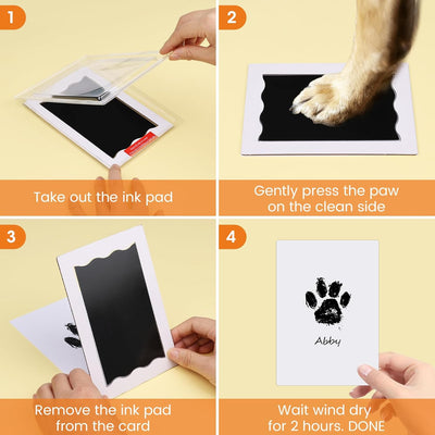 Nabance Inkless Paw Print Kit For Pets