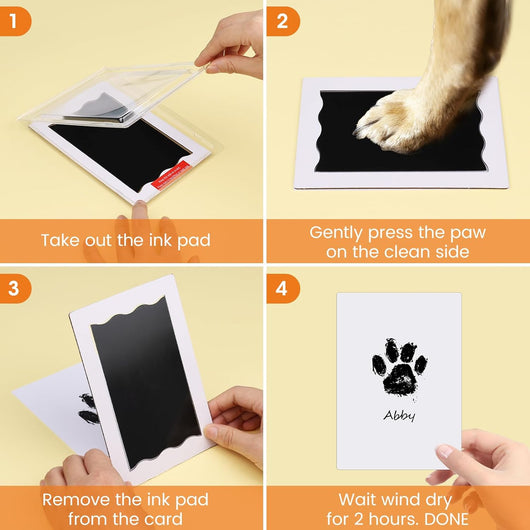 Nabance Inkless Paw Print Kit For Pets