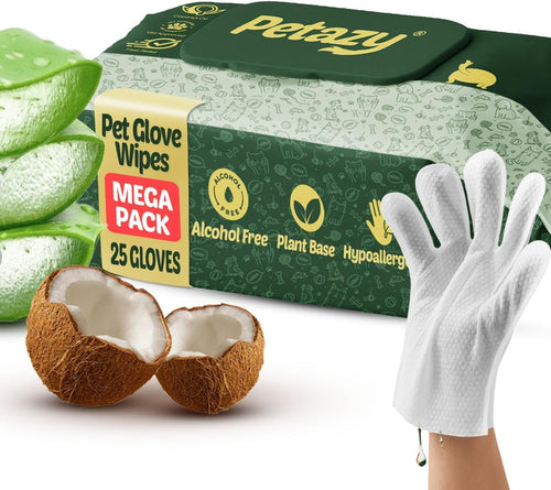 Petazy Hypoallergenic Pet Glove Wipes