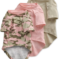 Organic Cotton Dog T-Shirt 3 Pack
