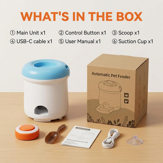 Rechargeable Interactive Dog Treat Dispenser Training Toy