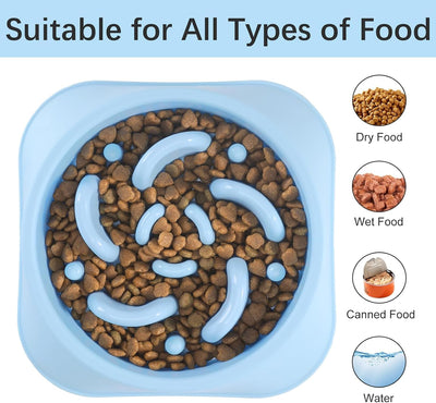Slow Feeder Puppy Bowl For Healthy Eating Habits