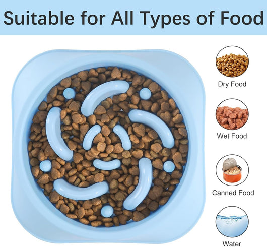 Slow Feeder Puppy Bowl For Healthy Eating Habits