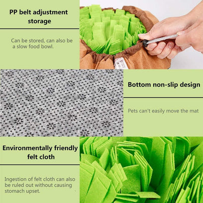 Snuffle Mat Foraging Enrichment Game For Dogs