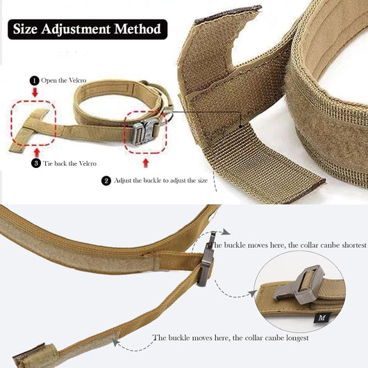 Tactical Nylon Dog Collar with Handle