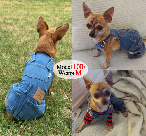 Apparel Overalls for Small Dogs & Cats I Puppy Jumpsuit