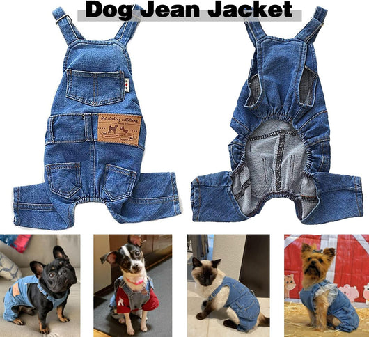 Apparel Overalls for Small Dogs & Cats I Puppy Jumpsuit