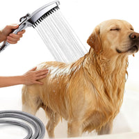 3 Mode Dog Shower Sprayer with Brush