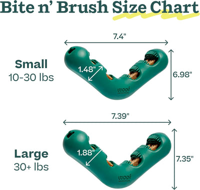 Woof Bite n' Brush Dog Toy