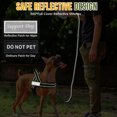 Reflective Tactical No-Pull Dog Harness and Leash