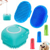 6-Piece Dog Bath Brush Grooming Set