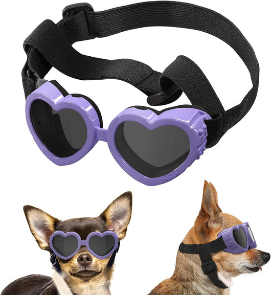 UV Protection | Heart Dog Sunglasses