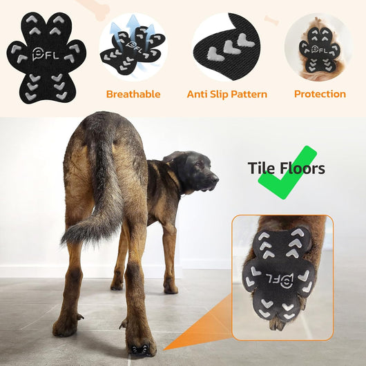 Anti-Slip Dog Paw Pad Shoes for Seniors