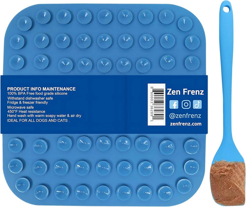 Dog Lick Mat with Spatula