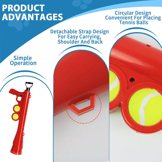 Dog Ball Launcher With Shoulder Strap