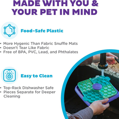 3-in-1 Dog Puzzle Lick Mat