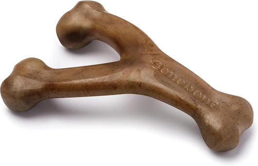 Benebone Wishbone I Durable Bacon Chew Toy