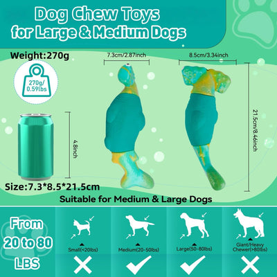 Hammerhead Squeaky Chew Toy