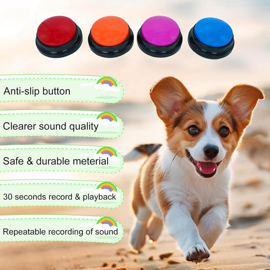 Recordable Dog Communication Buttons for Smarter Training