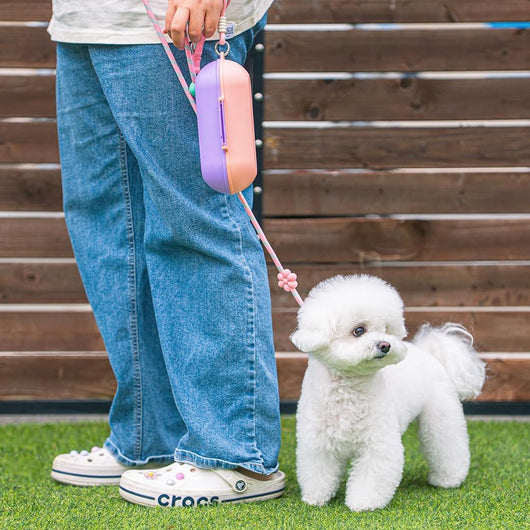 Dog Water Bottle with Food Container