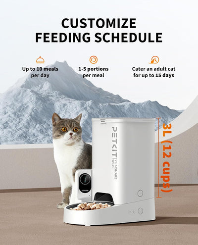 Smart Automatic Pet Feeder With HD Camera