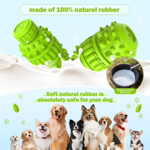 Dog Toothbrush Chew Toy with Squeaker