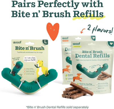 Woof Bite n' Brush Dog Toy
