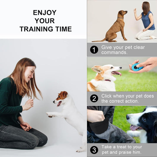 Treat Bag Clicker Training Rewards For Dogs
