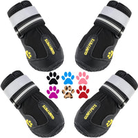 Rugged Black Dog Boots for Outdoor Adventures