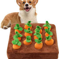 Interactive Carrot Snuffle Mat for Bored Dogs
