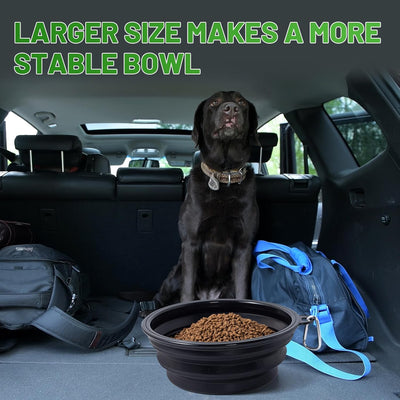 Extra Large Collapsible Dog Bowl 2-Pack