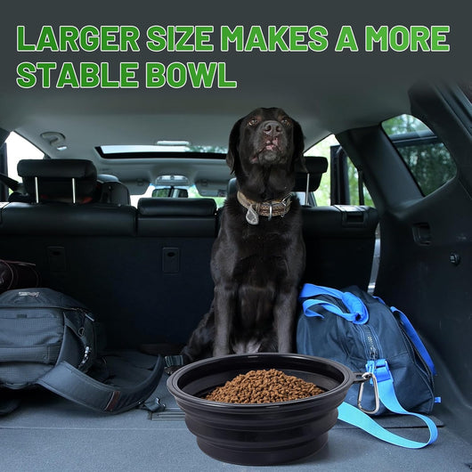 Extra Large Collapsible Dog Bowl 2-Pack
