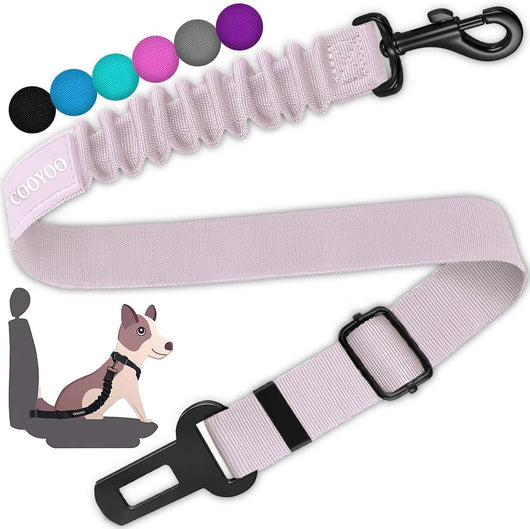 Adjustable Elastic Dog Seat Belt Safety Tether