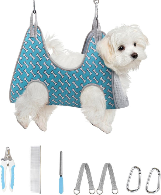 Breathable Pet Grooming Hammock Nail Trimming Sling