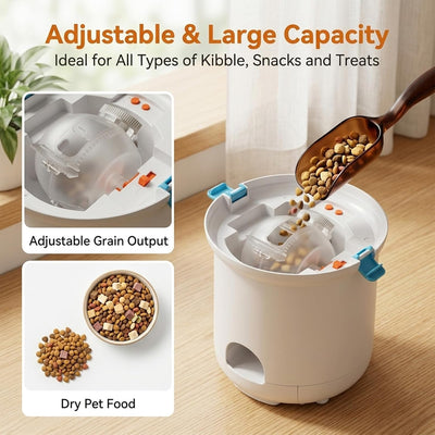 Rechargeable Interactive Dog Treat Dispenser Training Toy