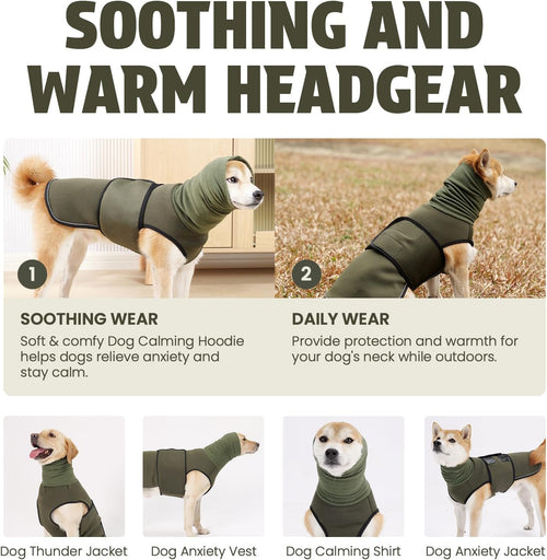 Calming Hoodie – Thunder & Fireworks Stress Relief Jacket for Dogs