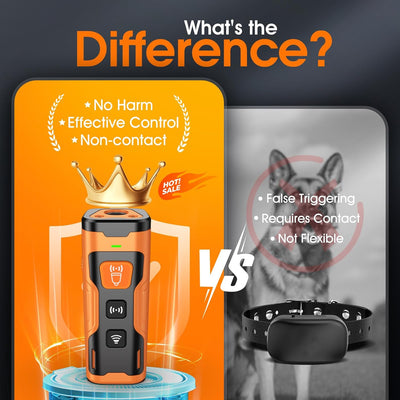 Ultrasonic Dog Bark Deterrent Device I 50FT Indoor & Outdoor