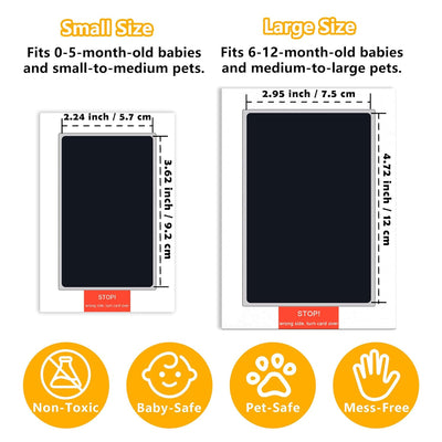 Inkless Hand Footprint Kit For Baby Pets