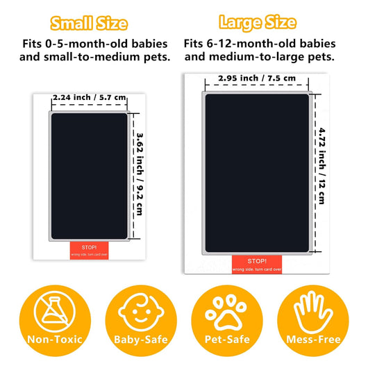 Inkless Hand Footprint Kit For Baby Pets