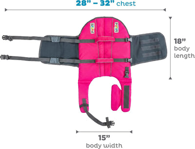 Reflective Dog Life Jacket with Rescue Handle