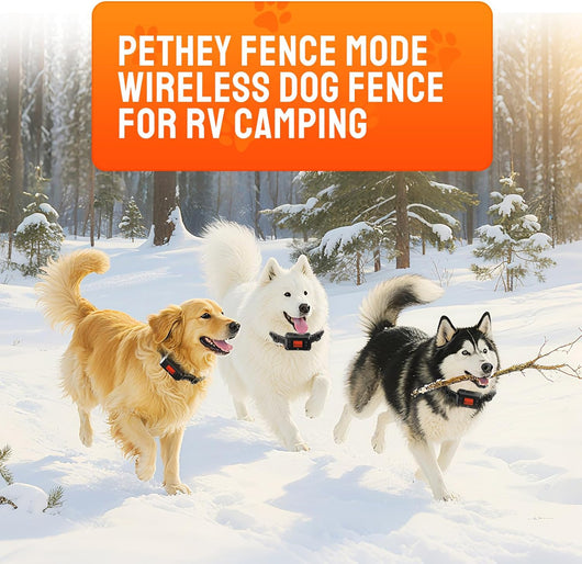 Wireless Dog Fence Collar I Waterproof I Adjustable Range