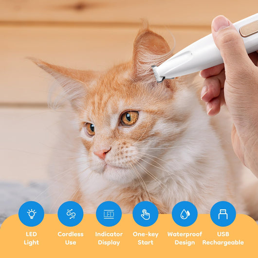 LED Precision Pet Paw Trimmer