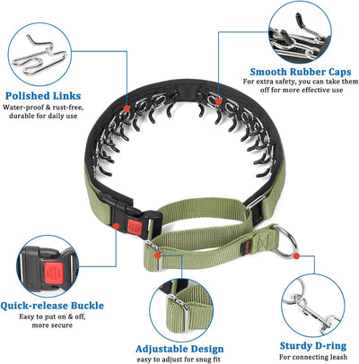 No-Pull Martingale Dog Training Collar