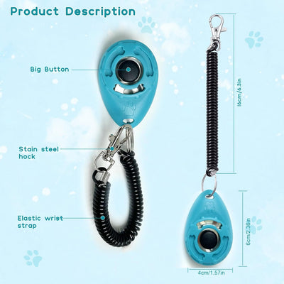Dual Dog Training Clickers for Faster Learning